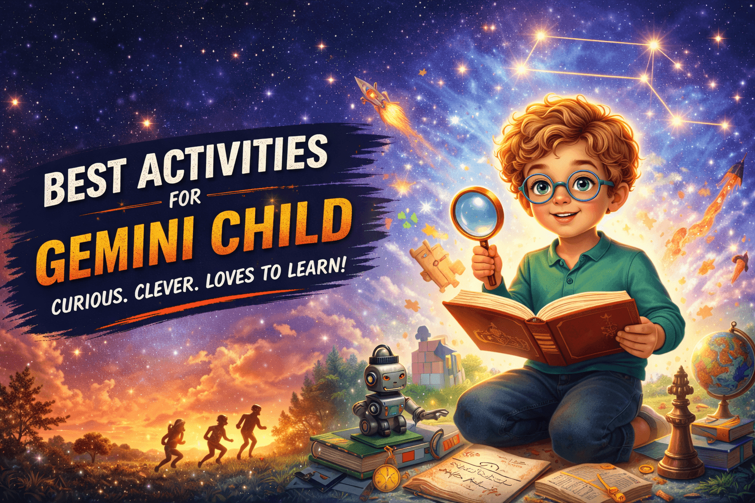 Best Activities for Gemini Child - Gemini children are naturally curious, talkative, and mentally active. They don't just want to do things